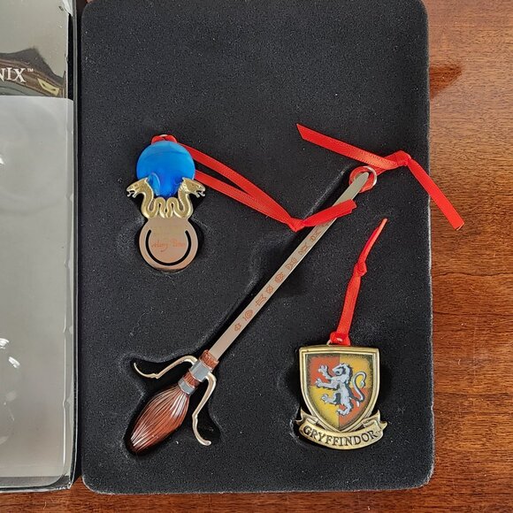 Harry Potter THE ORDER OF PHOENIX Bookmarks In Box (diy XMAS Ornaments) Set Of 3 - Picture 2 of 5
